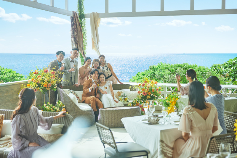 撮影後のパーティーも