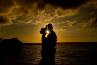 サンセットを生かしたシルエット撮影