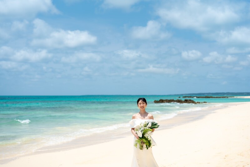 【宮古島・石垣島1日2組様限定】\44,000円でビーチ50カット!ドレス選び放題!8月・9月撮影限定!