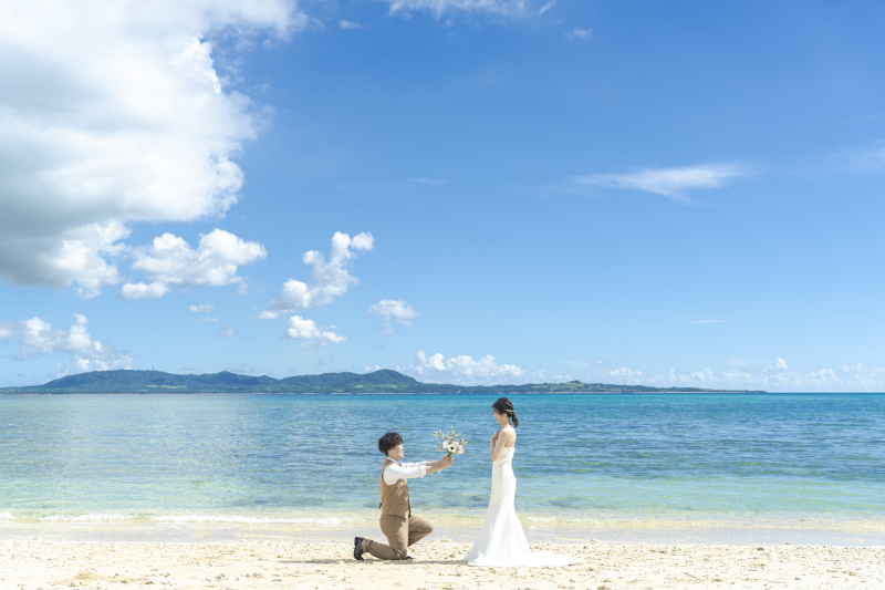 【石垣島】\10~12月撮影で南国リゾートを満喫♪/ビーチ&グリーンフォト100カット♪ドレス&ヘアメイク全て込88,000円!
