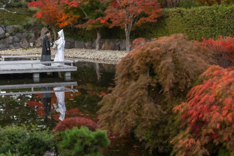 日本庭園和装ロケーション1着プラン