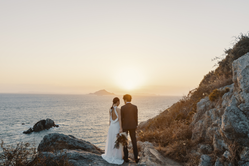 【ドレス・ブーケ付き】洋装ドレスレンタル♢伊良湖岬フォト200カットプラン!♢ヘアメイクアテンド/データ200カット