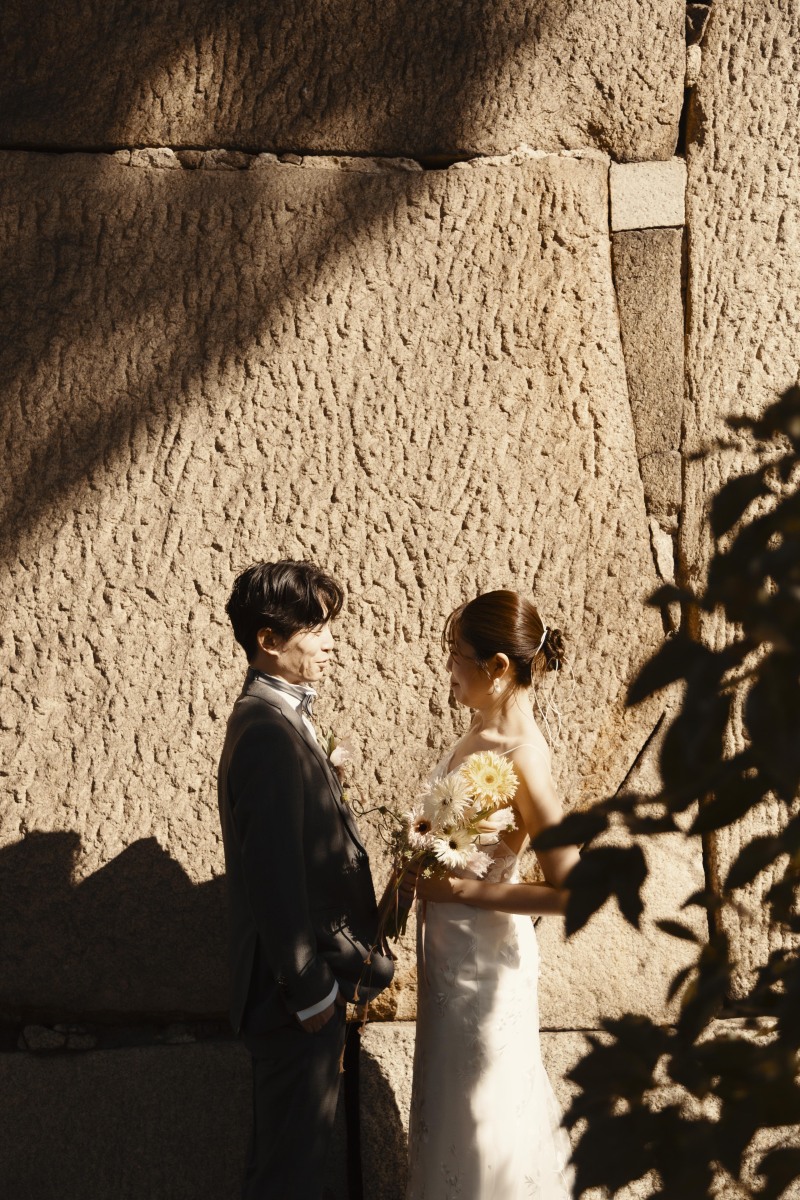 【ドレス・ブーケ付き】洋装ドレスレンタル♢大阪城公園フォト200カットプラン!♢ヘアメイクアテンド/データ200カット