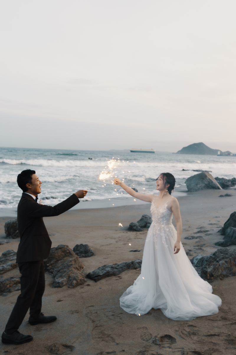 【ドレス・ブーケ付き】洋装ドレスレンタル♢伊良湖岬フォト200カットプラン!♢ヘアメイクアテンド/データ200カット