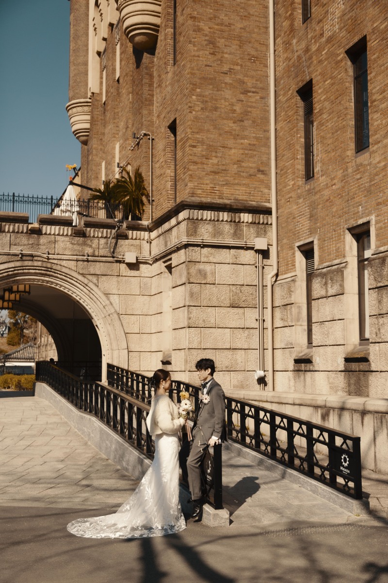 【ドレス・ブーケ付き】洋装ドレスレンタル♢大阪城公園フォト200カットプラン!♢ヘアメイクアテンド/データ200カット