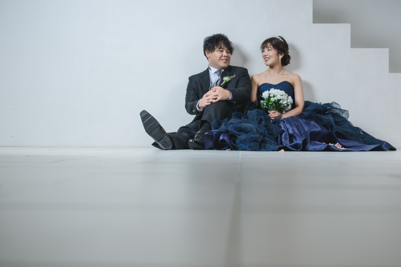 仲良くお話をしながらの座りショット♪