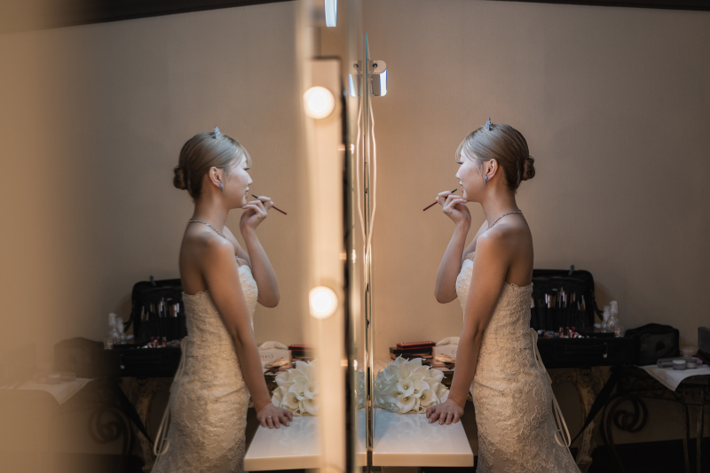 お支度が整う瞬間