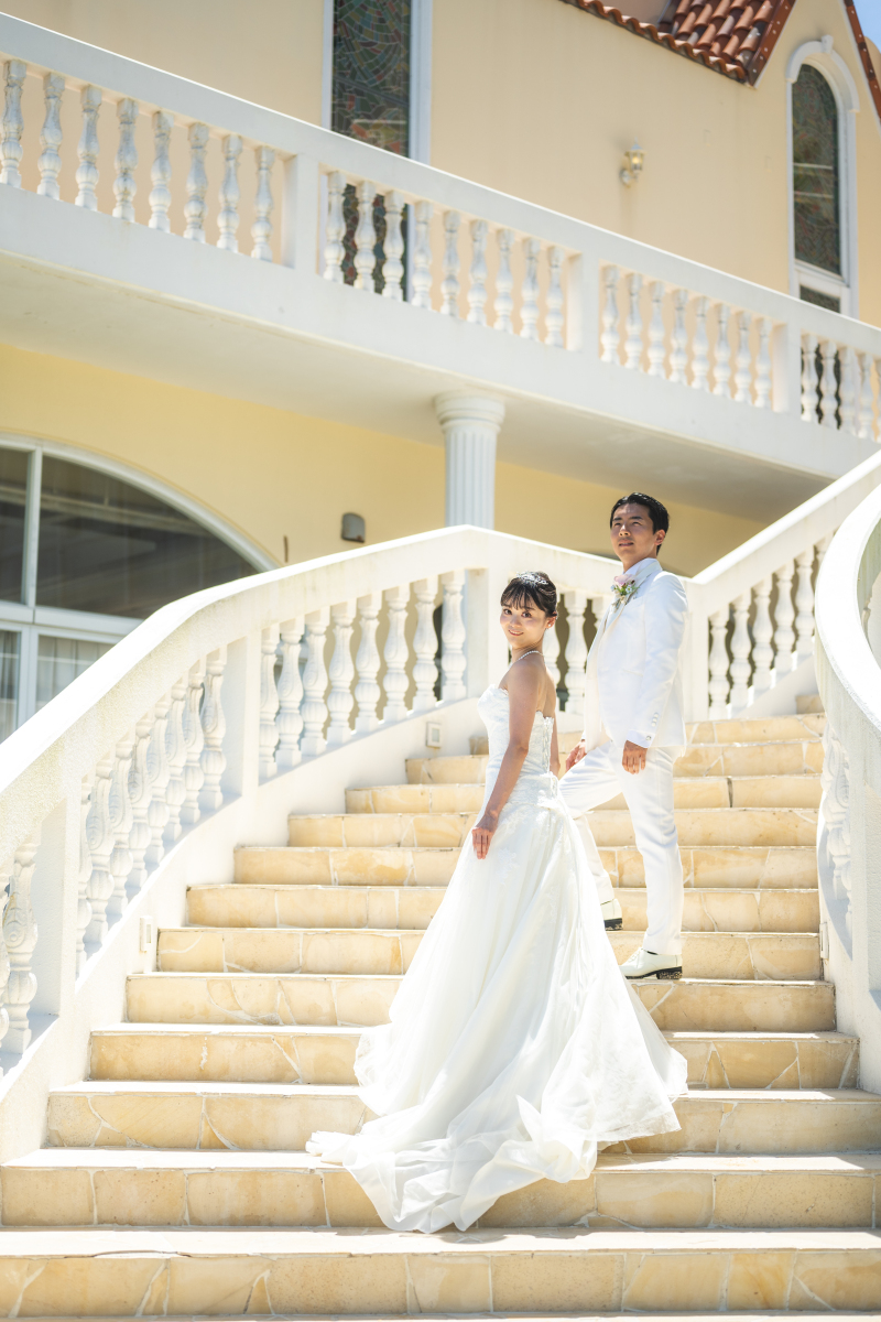 地中海風のチャペルでフォトウエディング