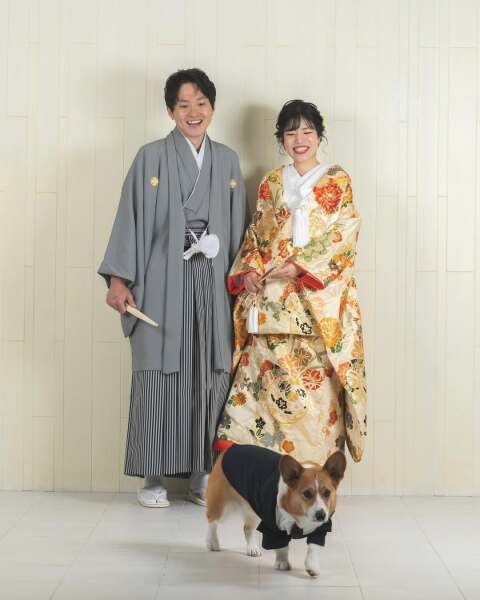 小さな結婚式 沖縄那覇店_ペットと一緒に撮影できる