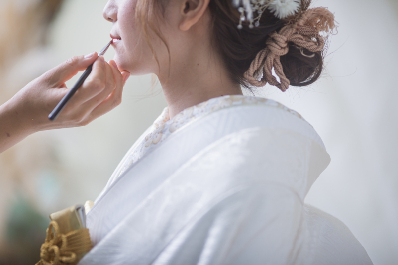 新婦様のヘアメイクはプラン内！