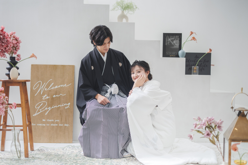 小さな結婚式 沖縄那覇店_色打掛・着物が豊富