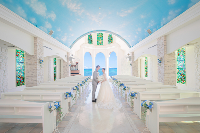 小さな結婚式 沖縄那覇店_チャペルで撮影できる