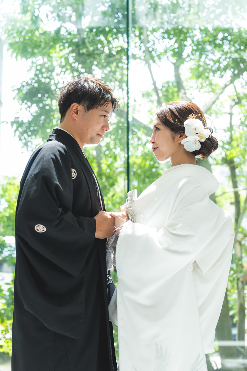 自然を取り入れたナチュラル撮影