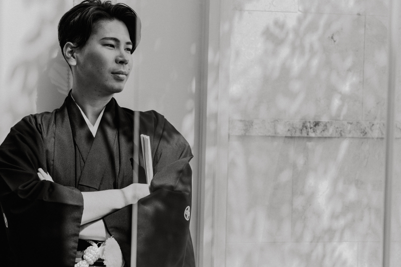 新郎様の紋付袴もご用意！