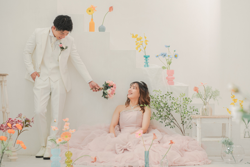 【50カット全データ込】洋装スタジオフォトスタンダードプラン★衣裳・美容着付込