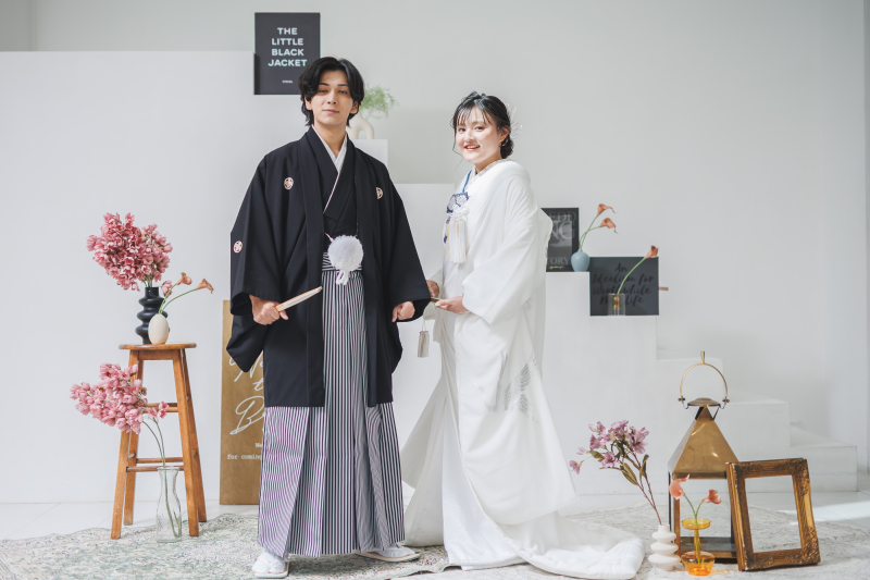 【100カット全データ込】和洋スタジオフォトスタンダードプラン★衣裳・美容着付込