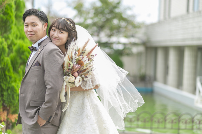 かわいいおふたりの表情が素敵に映る一枚に