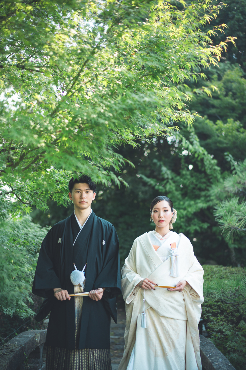 Photo wedding Buffet 南大阪_庭園で撮影できる