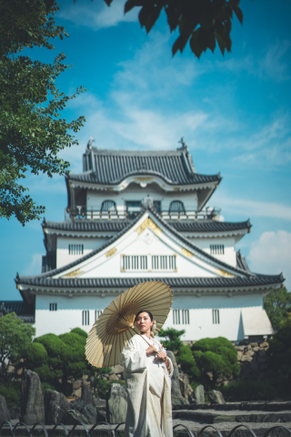 Photo wedding Buffet 南大阪_有形文化財 岸和田城