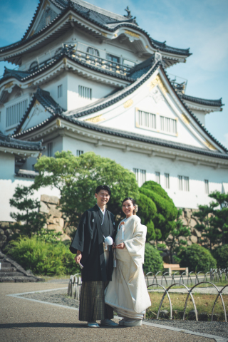 Photo wedding Buffet 南大阪_有形文化財 岸和田城