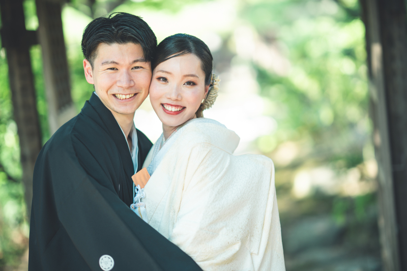 Photo wedding Buffet 南大阪_庭園で撮影できる