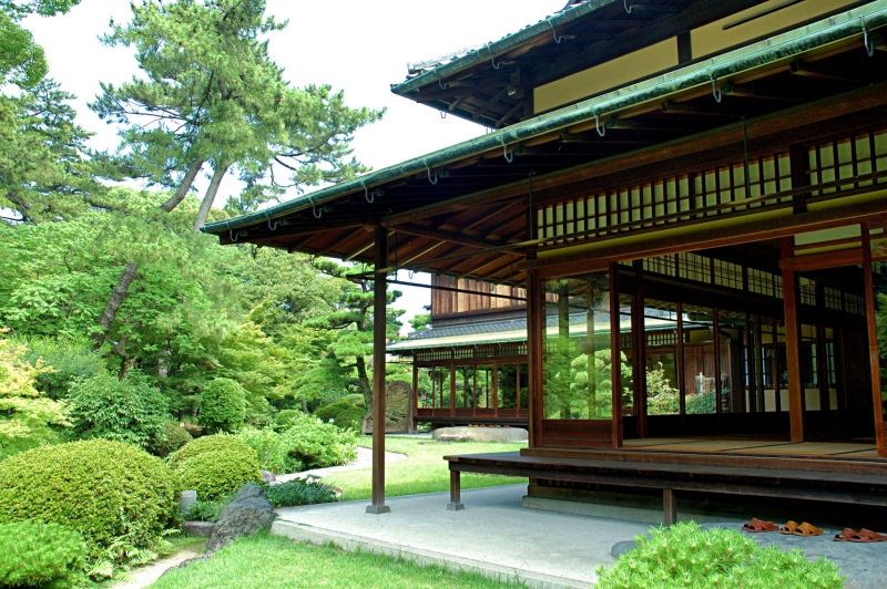 Photo wedding Buffet 南大阪_庭園で撮影できる