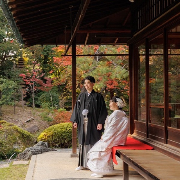 指定文化財【五風荘庭園】での和装ロケーションフォト+お食事会付プラン