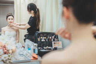 新婦ヘアメイク