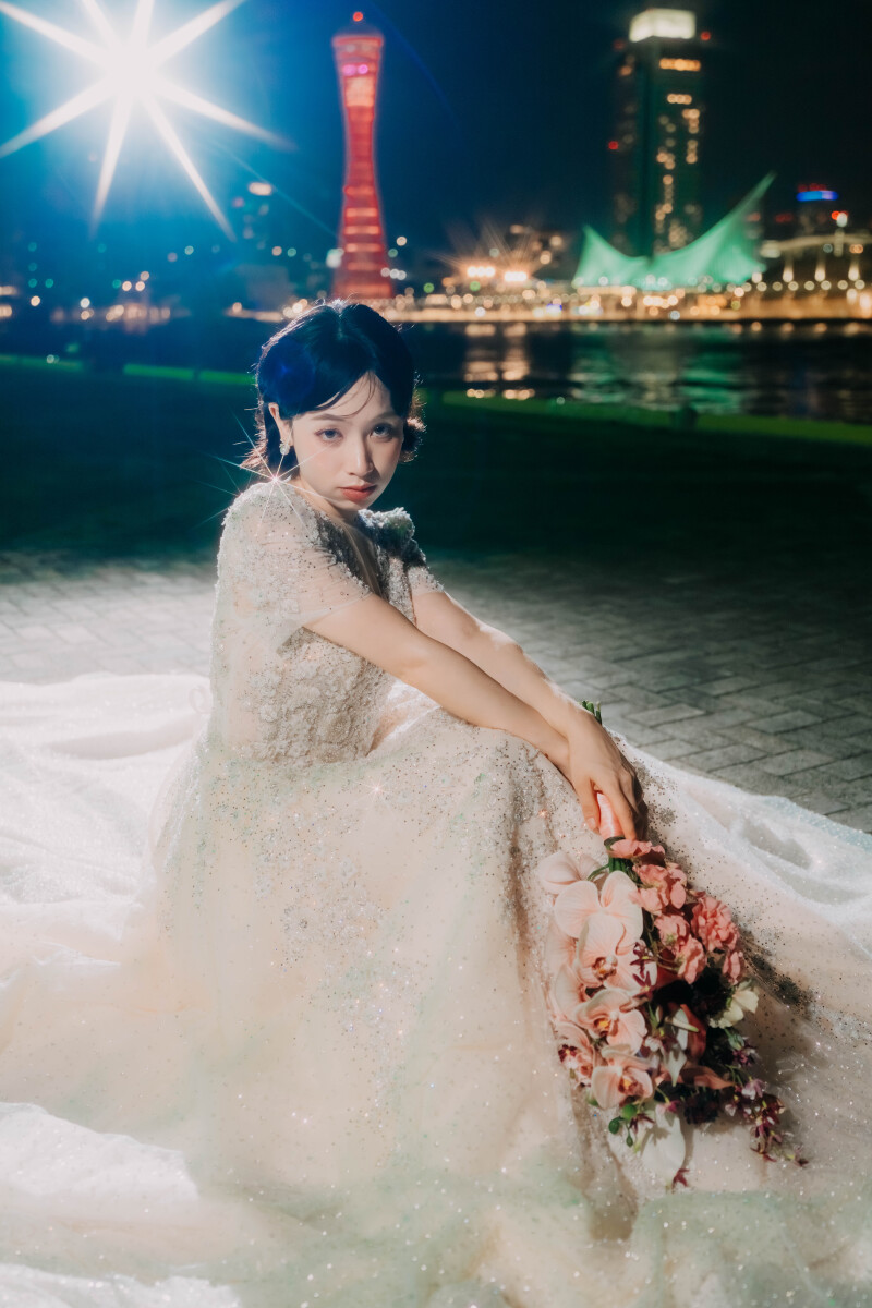 神戸港町の光が映す美