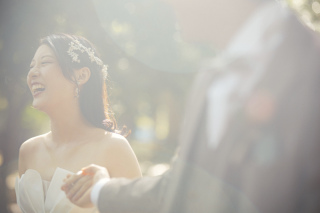 優しい笑顔でお2人らしさがあふれる瞬間を撮影することを心がけています。
