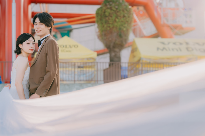 【海と青空に包まれる神戸ハーバー前撮りプラン】＊データ100カット＊