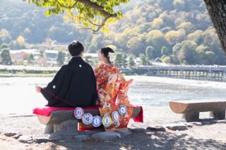 フォトウェディング京都円町 結-MUSUBI-_ロケーション撮影