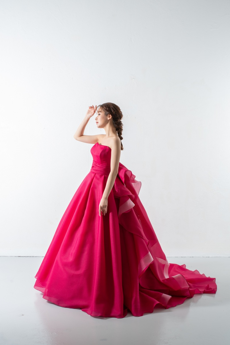 【スタジオ・室内限定】バックフリル ピンク