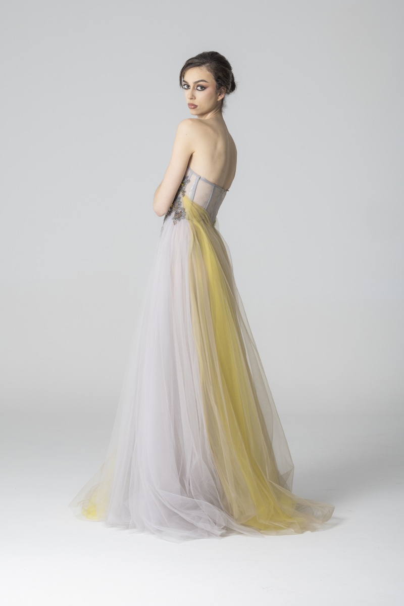 【スタジオ・室内限定】ANNAKARA イエロー×グレー