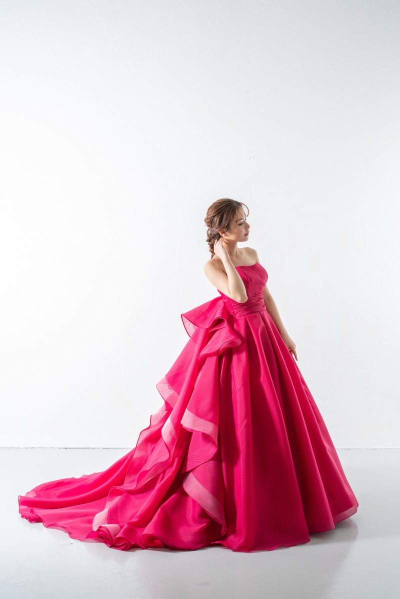 【スタジオ・室内限定】バックフリル ピンク