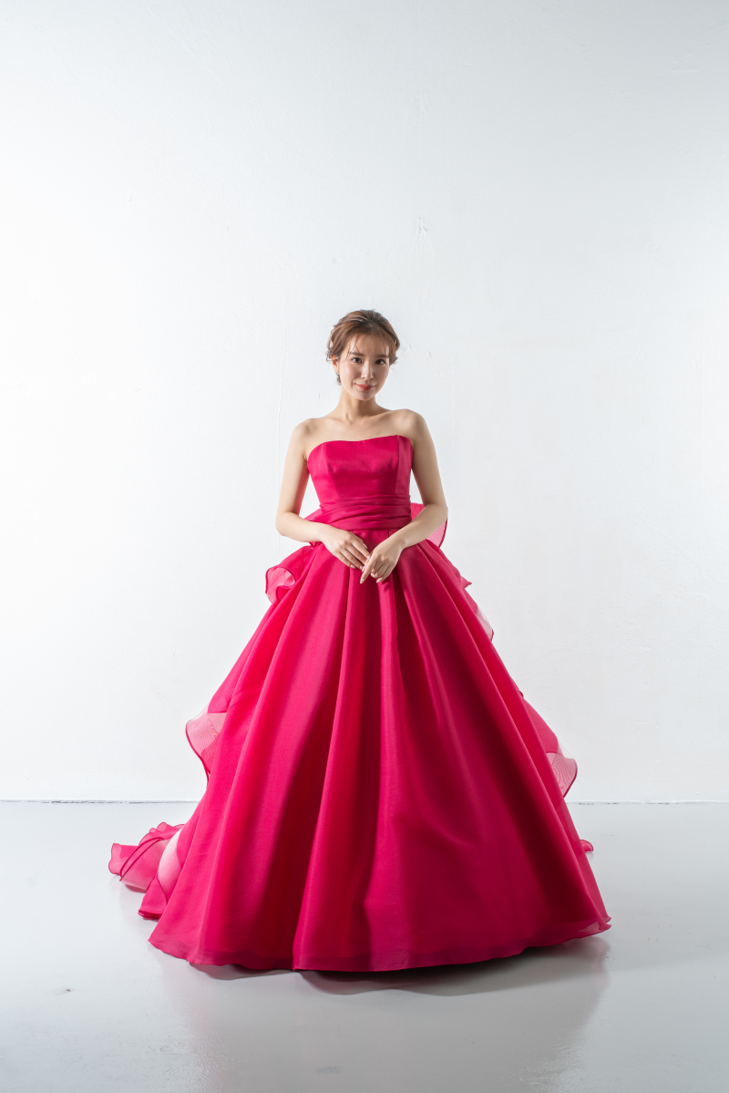 【スタジオ・室内限定】バックフリル ピンク