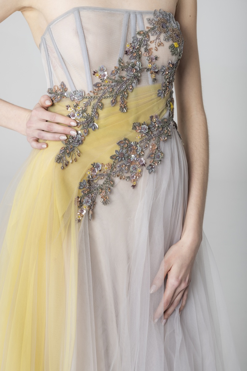 【スタジオ・室内限定】ANNAKARA イエロー×グレー