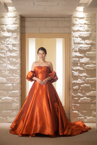 【スタジオ限定】パフスリーブ テラコッタ