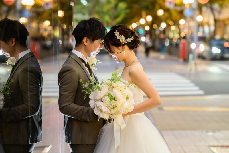 おでこ合わせショット♪