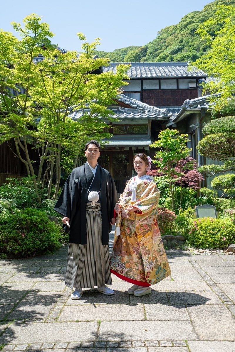 色打掛&紋付き袴での撮影