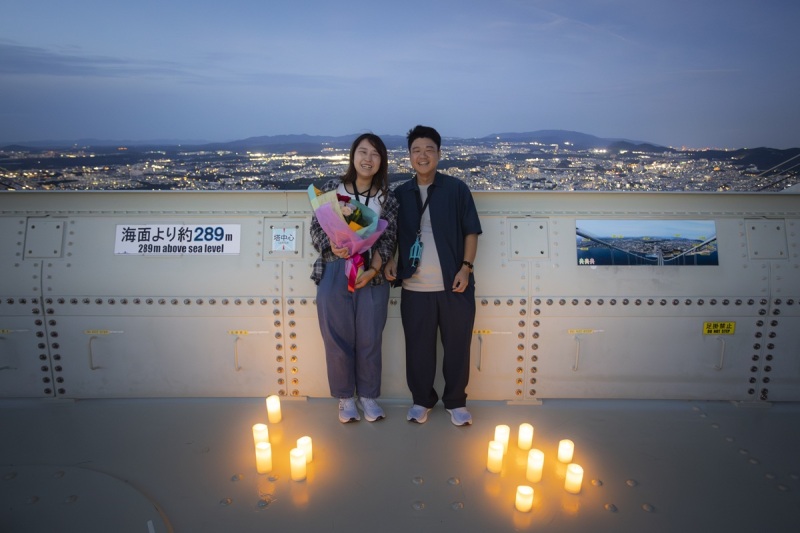 弊社だからこそ叶う明石海峡でのプロポーズ☆
