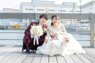 ペットとの撮影☆ハーバーランド