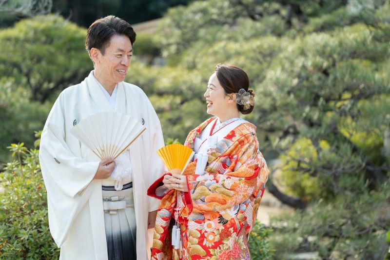 グリーンを背景に☆