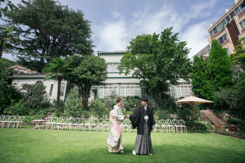 北野の森…100坪の芝生ガーデンで