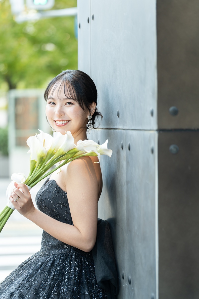 白だけが正解じゃない！カラードレスでの撮影☆