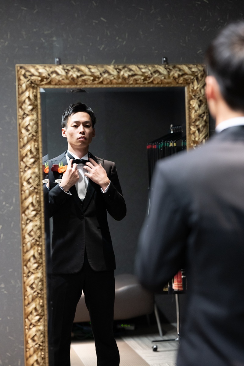 ご新郎様もブラックコーデ☆