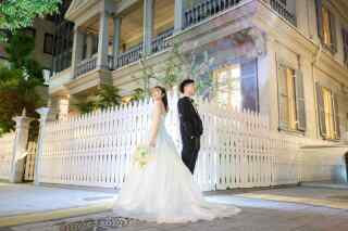 ２人らしい空気感を感じながらの撮影を