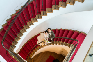 〈洋装＋会食〉100年以上前の歴史的建造物で洋館フォトウェディング＆洋食コース料理(6名様分)