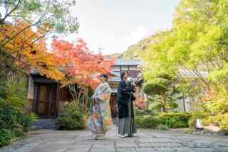 〈和装〉×〈紅葉時期ロケ地お任せ〉まだ間に合うお得！165,000円→155,000円・120カット全データー7日仕上げ
