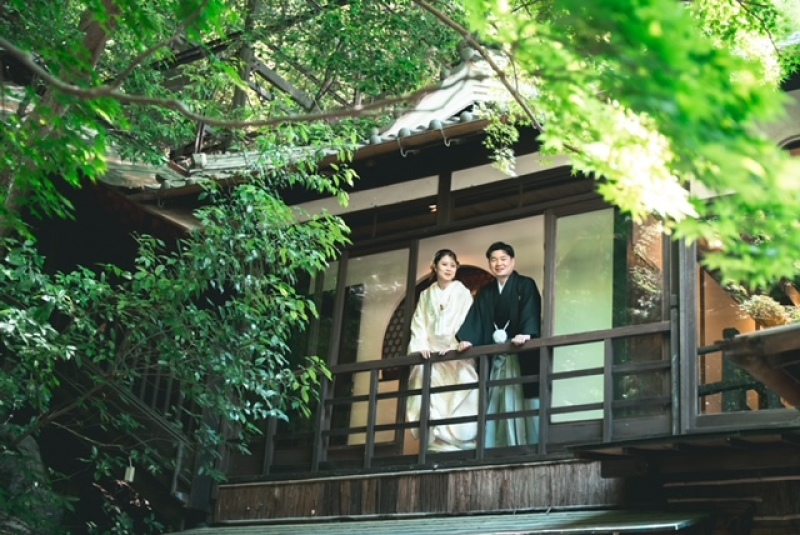 〈和装OR洋装〉【箕面・おしゃれな和邸宅】で叶える×和装四季折々の自然満載のノスタルジック撮影